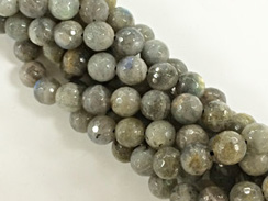 6mm Faceted Rounds Labradorite