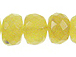 Faceted Multi- Yellow Opal Rondelles
