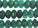 4x3mm Faceted Rondelle Emerald Jade Gemstone Bead Strand