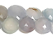 Light Blue Chalcedony Faceted Beads