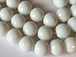 10mm White Agate Faceted Rounds