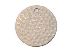 Ceramic Golf Ball Pendant, 27mm Round
