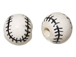 Ceramic Large Baseball Bead
