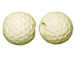 Ceramic Large Golf Ball Bead - Bulk Pack of 100pcs