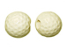 Ceramic Medium Golf Ball Bead