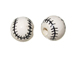 Ceramic Medium Baseball Bead - Bulk Pack of 100pcs