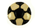 Ceramic Soccer Ball Disc Bead 