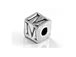 4.3mm Sterling Silver Letter Bead M