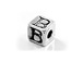 4.3mm Sterling Silver Letter Bead B