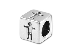 Boy - 5.5mm Sterling Silver Symbol