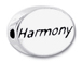 2 count  HARMONY Sterling Silver Oval Message Bead CLEARANCE SALE