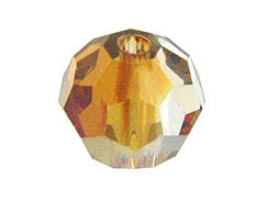 36 Crystal Copper - 4mm Swarovski Faceted Round Beads