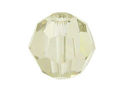 Crystal Silver Shade Swarovski Round Crystal Beads