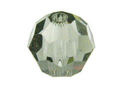 36 Black Diamond - 4mm Swarovski Faceted Round Beads 