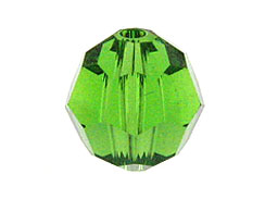 18 Fern Green - 8mm Swarovski Faceted Round Beads 