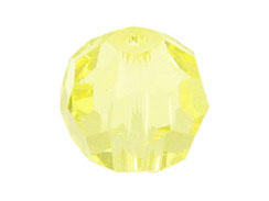 24 Jonquil - 6mm Swarovski Faceted Round Beads