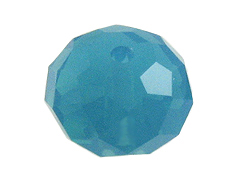 6mm Caribbean Opal - Swarovski Crystal Rondelles 