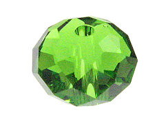 8mm Fern Green - Swarovski Crystal Rondelles 