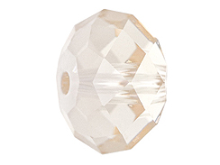 8mm Light Silk - Swarovski Crystal Rondelles 