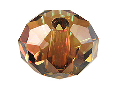 Crystal Copper: 18mm Large Hole Crystal Rondelle - Swarovski Factory Pack