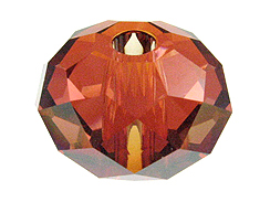 Crystal Red Magma - 18mm Large Hole Swarovski 5040 Briolette Beads
