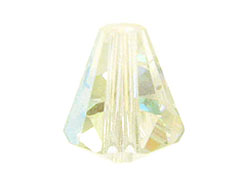 Crystal AB - 9x8mm Swarovski Faceted Cone Beads