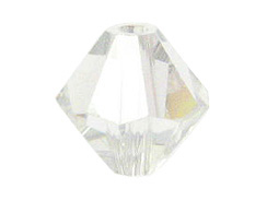 4mm Crystal Moonlight - Swarovski Bicone Crystal Beads Factory Pack