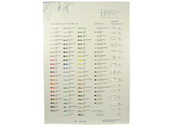 "Create Your Style" Swarovski Faceted Beads Color Chart