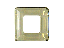 Crystal Silver Shade - 14mm Square Frame - Swarovski Frames, 48 pc Bulk