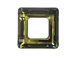 Crystal Tabac - 20mm Square Frame - Swarovski Frames