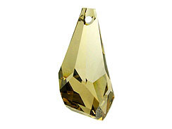 Crystal Golden Shadow - 21mm Swarovski  Polygon Drops