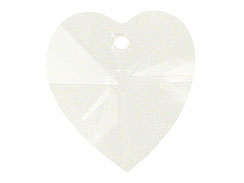 Crystal - 40mm Swarovski  Heart Shape Pendant