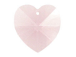 Violet - 40mm Swarovski  Heart Shape Pendant