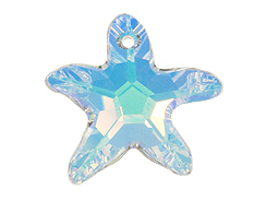 Crystal AB - 20mm Swarovski  Starfish Pendant