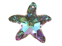 Crystal Vitrail Light - 16mm Swarovski  Starfish Pendant with custom coating ( coating may be slightly different than shown)