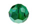 18 Emerald AB - 8mm Swarovski Faceted Round Beads