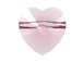 12 Light Amethyst - 8mm Swarovski Faceted Heart Beads 