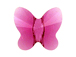 12 Fuchsia - 8mm Swarovski Faceted Butterfly Beads