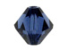 18 Dark Sapphire - 8mm Swarovski Faceted Bicone Beads