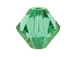 100 Light Emerald - 4mm Swarovski Faceted Bicone Beads
