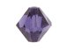 100 Purple Velvet - 4mm Swarovski Faceted Bicone Beads