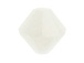 100 White Alabaster - 4mm Swarovski Faceted Bicone Beads
