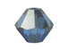 100 Sapphire Satin - 4mm Swarovski Faceted Bicone Beads