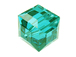 6 Blue Zircon - 8mm Swarovski Faceted Cube Beads
