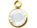 PRECIOSA Crystal Gold Plated Birthstone Channel Charms - Crystal 250 pcs