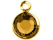 Topaz - PRECIOSA Crystal Gold Plated Birthstone Channel Charms 250 pcs