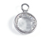 PRECIOSA Crystal Silver Plated Birthstone Channel Charms - Crystal 250 pcs