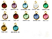 1200pc Set of PRECIOSA  Gold Plated Birthstone Channel Charms