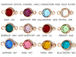 1200pc Set of Swarovski Rose Gold Plated Birthstone Channel Links or Connectors