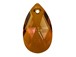 Crystal Copper - 16mm Swarovski  Pear Shape Drop